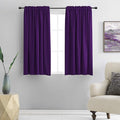 DONREN 48 Inch Length Short Curtains by DONREN
