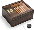 Cigar Humidor, Modern Glass Top Cedar Humidor Cigar Box by OTAKOKIT