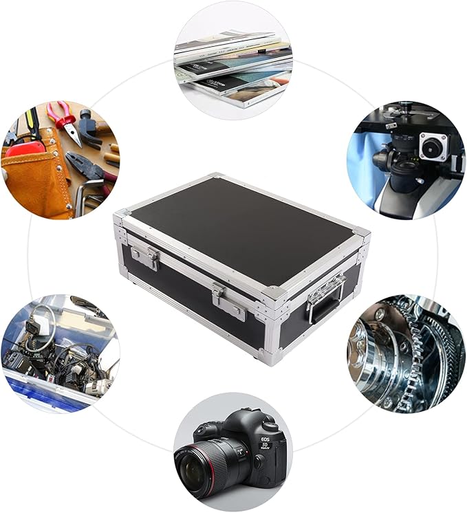 Safe Box Storage Box, Large Capacity Locking Briefcase, Lockable Dorm Storage - Image 5