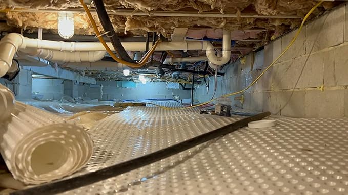 Whitecap Dimple Drainage Matting 2' x 50' - Image 7