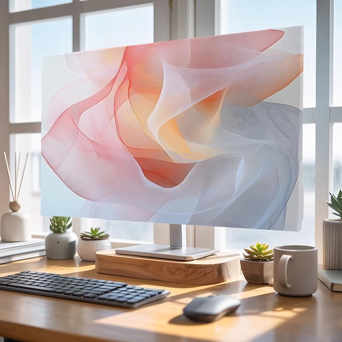 Abstract Modernism Colorful Art Indoor TV Cover, Elastic TV Screen Protector - Image 5