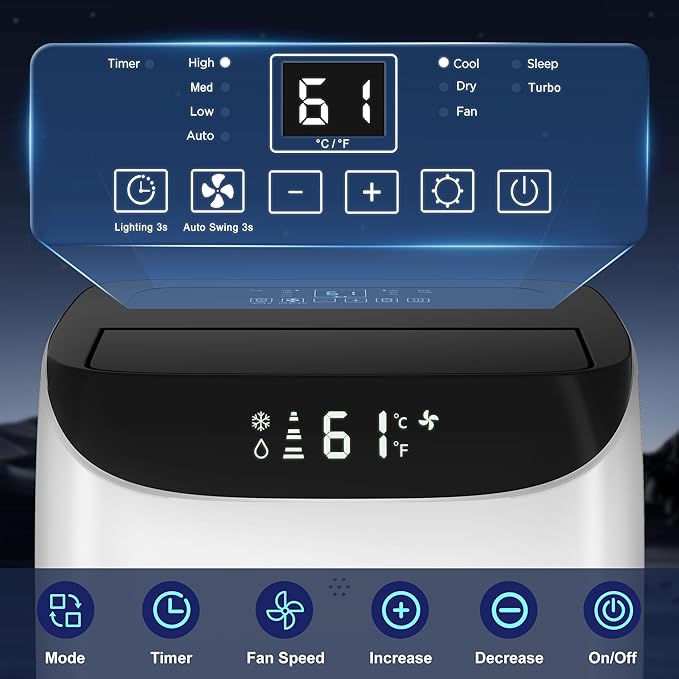 Inverter 16000BTU Portable Air Conditioners - Image 8