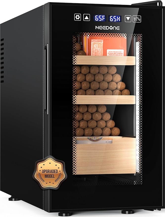 NEEDONE Electric Cigar Humidor 23L Pro 1S, Cooling Quiet Smart Control by NEEDONE