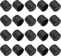 20Pcs Round Rubber Furniture Leg Caps 1"/25mm Vinyl Flexible Chair Leg Floor by Bonsicoky
