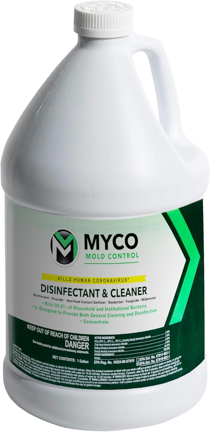 Myco Mold Control Concentrate – EPA-Registered Hospital Grade Disinfectant & by Express+Chem