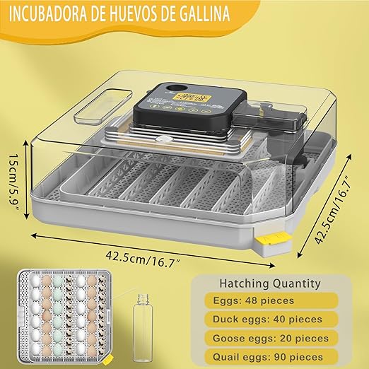 Incubators for Hatching Eggs 48 Egg Incubator - Image 9