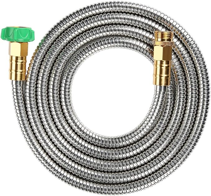 Beaulife 304 Stainless Steel Metal Garden Hose Connector 10 Feet Short Garden by Beaulife