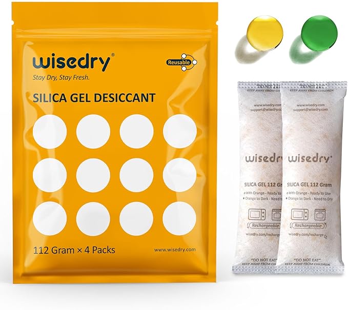 wisedry 112 Gram Silica Gel Desiccant Packs by wisedry