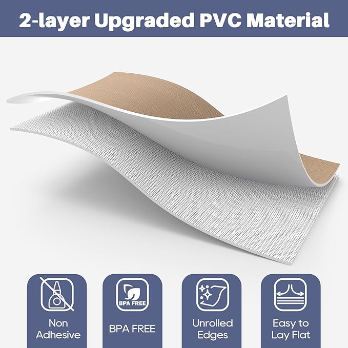 Drawer Liner, Shelf Liners for Kitchen Cabinet Waterproof & Oil-Proof Cupboard - Image 6