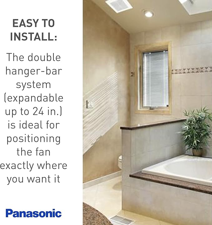 Panasonic WhisperCeiling Bathroom Exhaust Fan, 190 CFM - Image 5