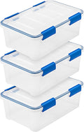 IRIS USA WeatherPro 16 Qt Storage Bins by IRISUSA