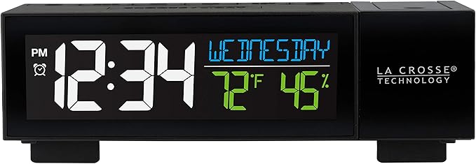 La Crosse Technology 616-1950-INT Pop-Up Bar Projection Alarm Clock - Image 3