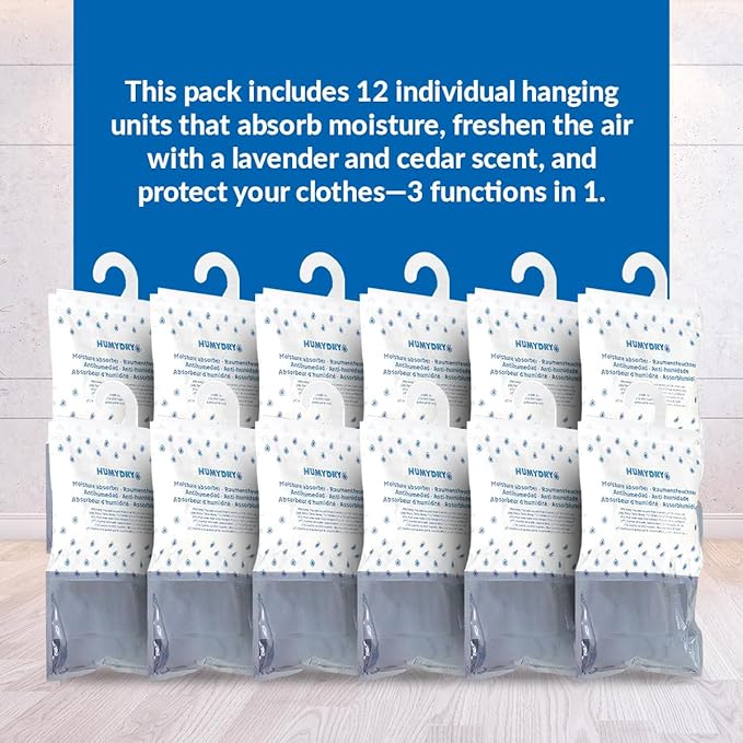 HUMYDRY Hanging Moisture Absorber Bags, Dehumidifiers - Image 3