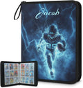 Custom Name 9 Pockets Football Card Binder, Personalized Rugby Trading Card by Joyousleap