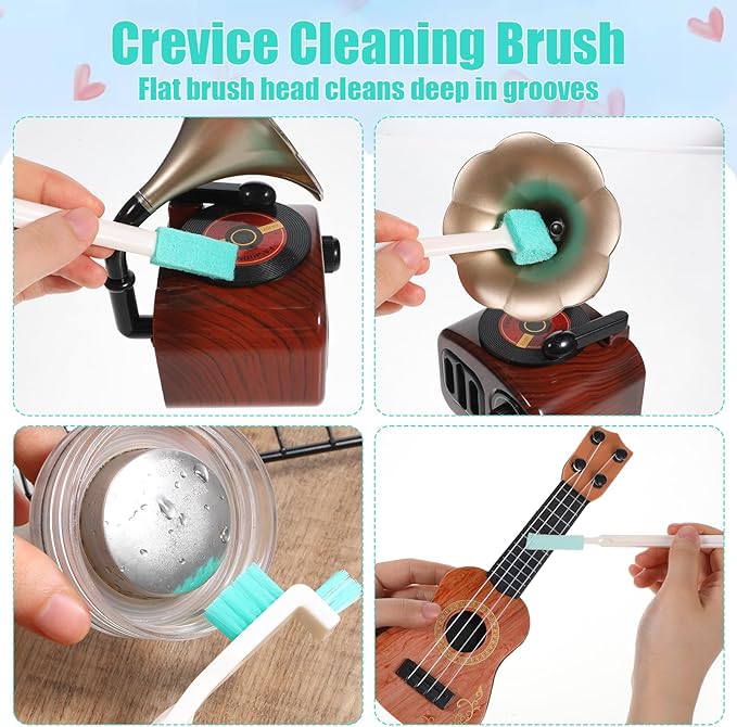 8 Pcs Small Cleaning Brushes for Tight Spaces - Image 5