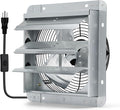 12 Inch Shutter Exhaust Fan, Wall Mount Attic Fan by Hipoilk