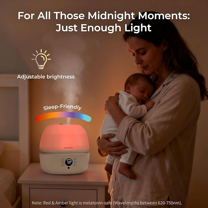 BOXING Top Fill Humidifiers for Bedroom Baby - Image 5