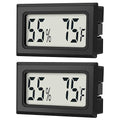 Mini Digital Thermometer 2-Pack Hygrometer Indoor Humidity Monitor Temperature by DWEPTU
