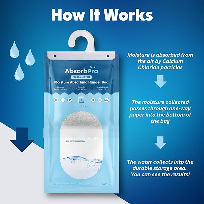 Moisture Absorbing Hanger Bag Fragrance Free - Image 5