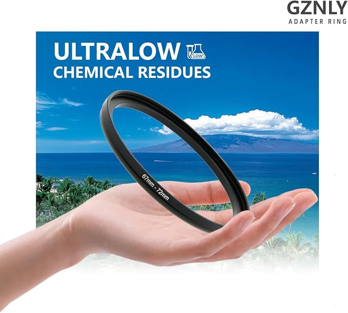 55mm to 82mm Step-up Adapter Rings Filter Adapter Black Metal Step Down Filter - Image 2