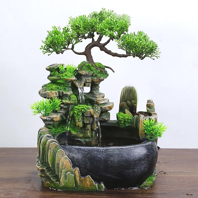 11-Inch Tabletop LED Waterfall Fountain - Image 5