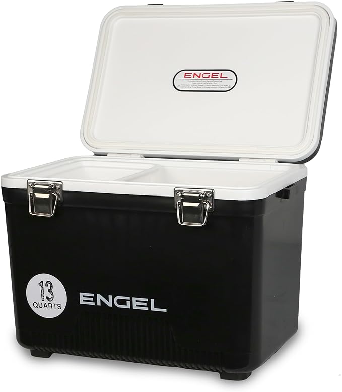 ENGEL 13qt Leak-Proof, Air Tight, Drybox Cooler and Small Hard Shell Lunchbox by ENGEL