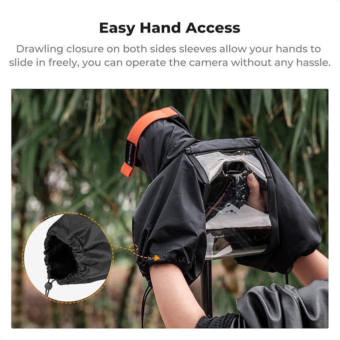 K&F CONCEPT Professional Camera Rain Cover, Waterproof Raincoat - Image 6