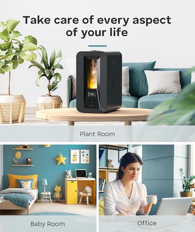 BREEZOME 6L Humidifiers for Bedroom, Cool Mist Top Fill Humidifier - Image 9