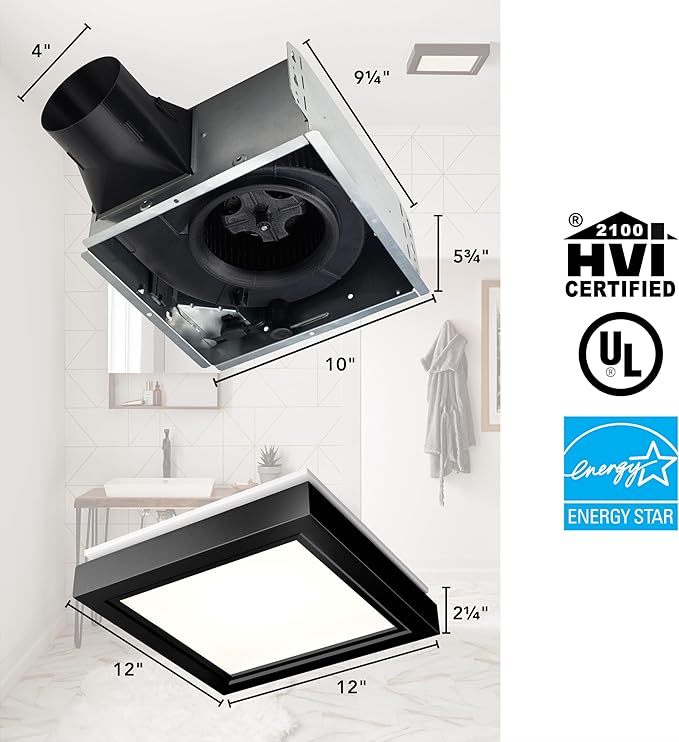 Broan® 110 CFM Decorative Bathroom Exhaust Fan - Image 3