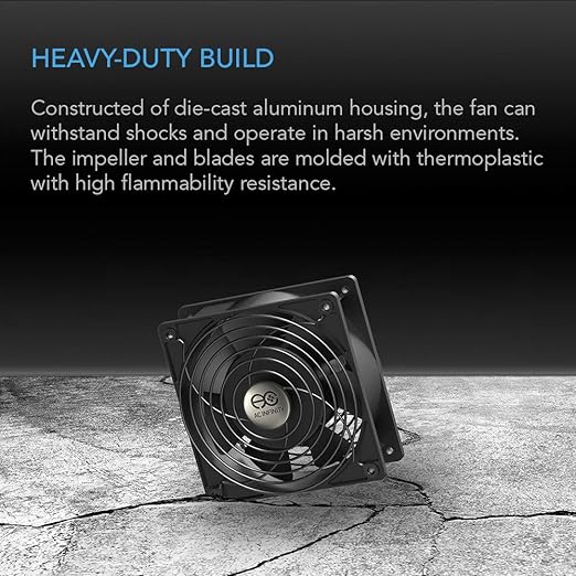 AC Infinity AXIAL 1751, Muffin Fan, 120V AC 172mm x 150mm x 51mm High Speed - Image 4