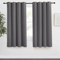 NICETOWN Grey Blackout Curtain 68 inch Long, 55 inches Width, 1 Panel, Thermal by NICETOWN