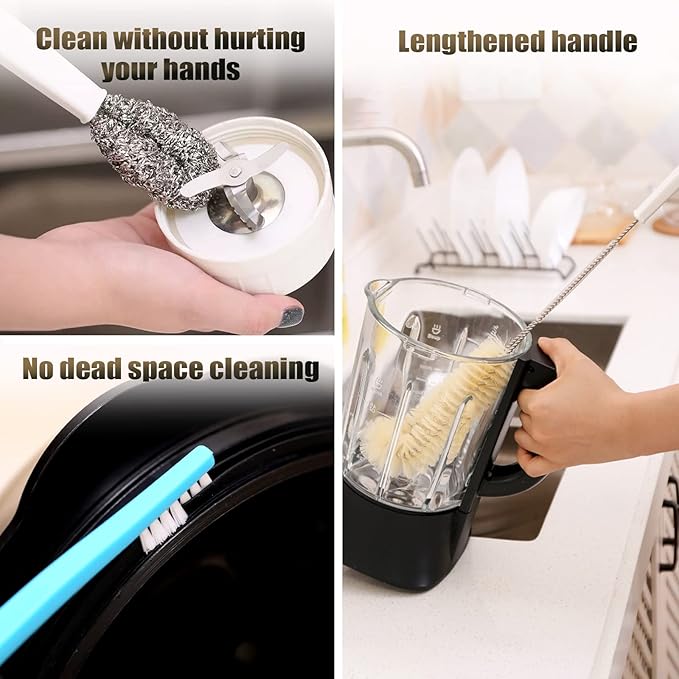 Portable Blender Cleaning Brush Set of 4 - Image 3