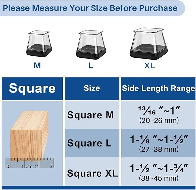 Chair Leg Floor Protectors Furniture Sliders - Image 3