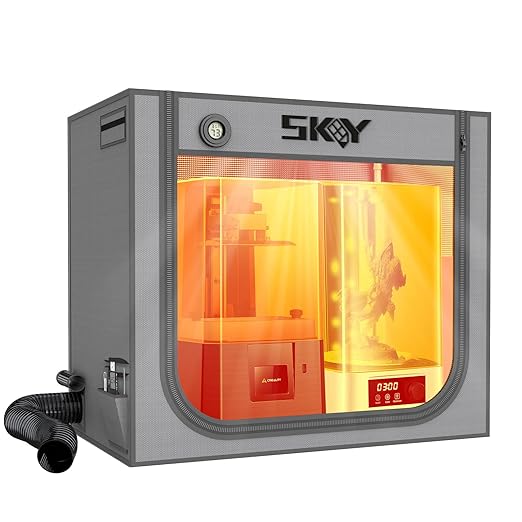 SKOUPHY Double Space Resin 3D Enclosure by Cregrant3D