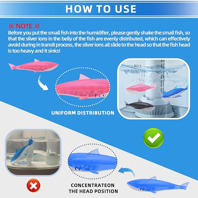 Humidifier Cleaner 6 Pack, Humidifiers Fish Tanks Cleaner, Warm&Cool Most - Image 2