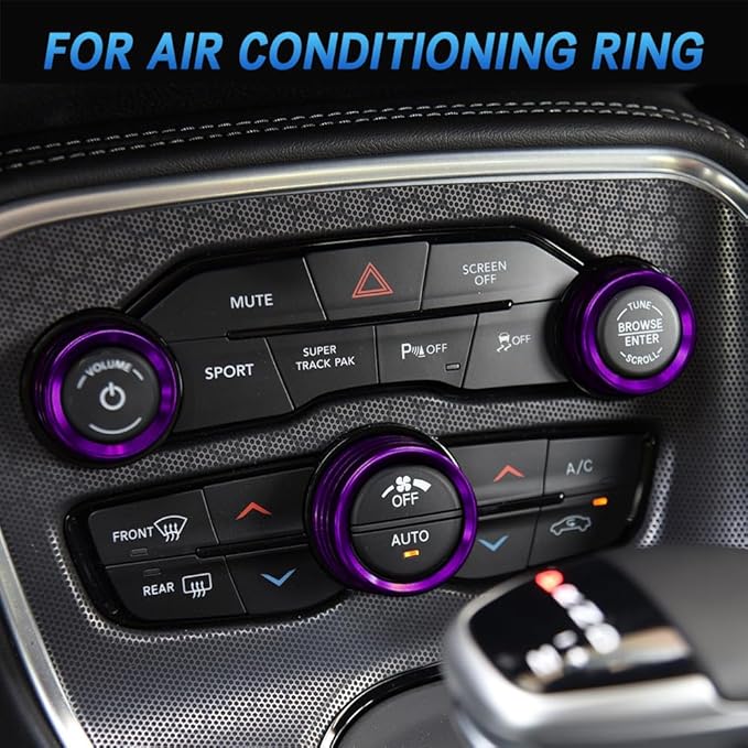 3PCS Air Conditioner Switch Button Knob Cover, Auto Accessories Climate Control - Image 2