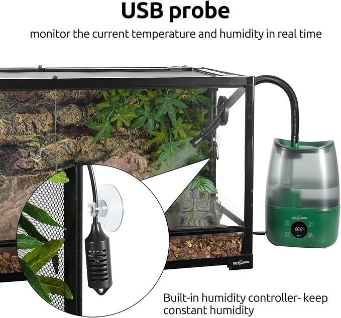 REPTIZOO Reptile Humidifier Fogger, 4L Large Reptile Fogger - Image 5