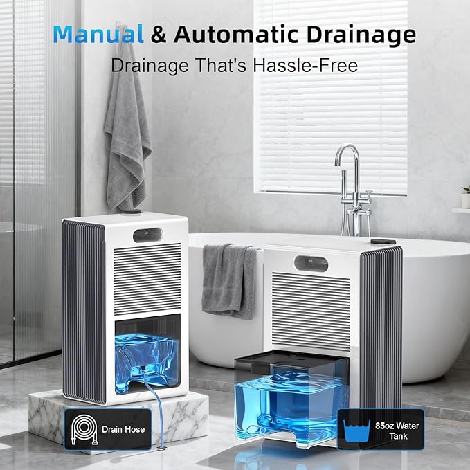 Dehumidifier for Home Small Dehumidifiers for Basement, Auto Shut-Off, Sleep - Image 7