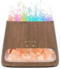 SALKING Colorful Flame Fire Diffuser Humidifier, Himalayan Salt Lamp, 7 Colors by SALKING