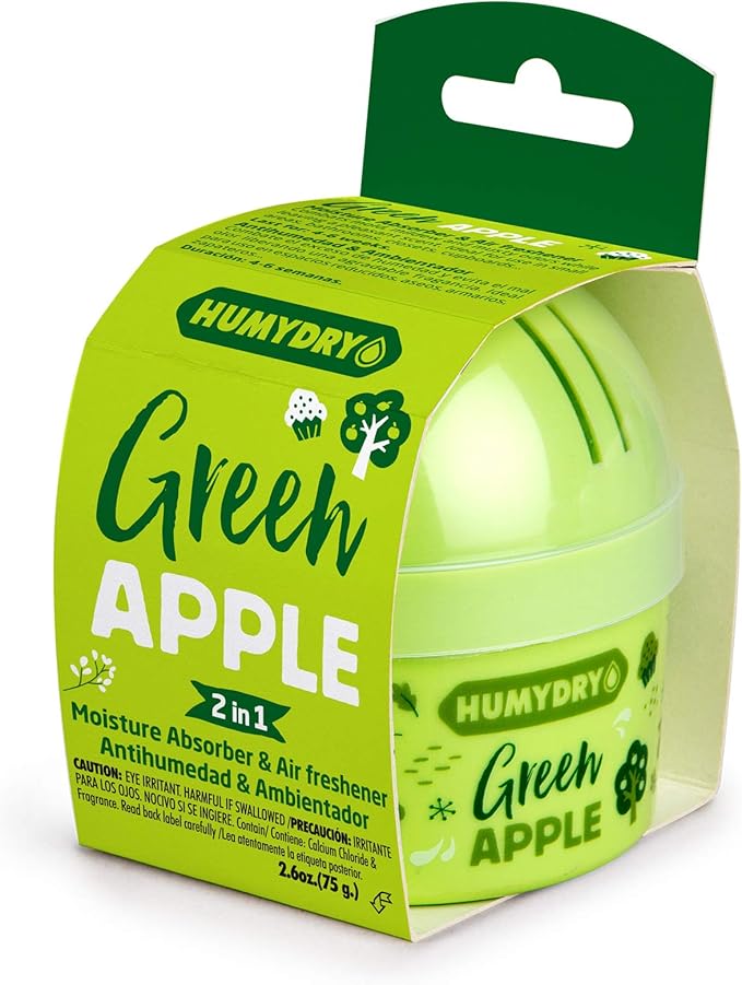 Humydry moisture absorber Mini Green Apple 75g by Humydrymoistureabsorbers