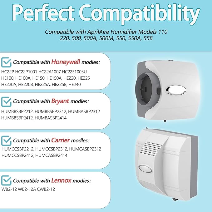 10 Water Panel Humidifier Replacement Pad Filter Compatible - Image 3