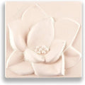 Healing Ceramic Stone Diffuser-Magnolia-Korean flower Series by CRECEN-HealingSpacesforYou
