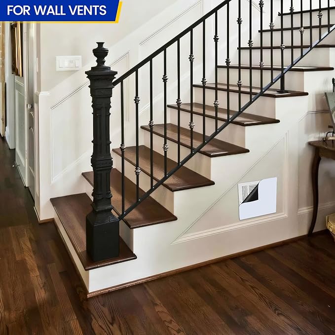 Square Magnetic Vent Covers, Extra Strong Magnets, Fits Steel Vents Only - Image 5