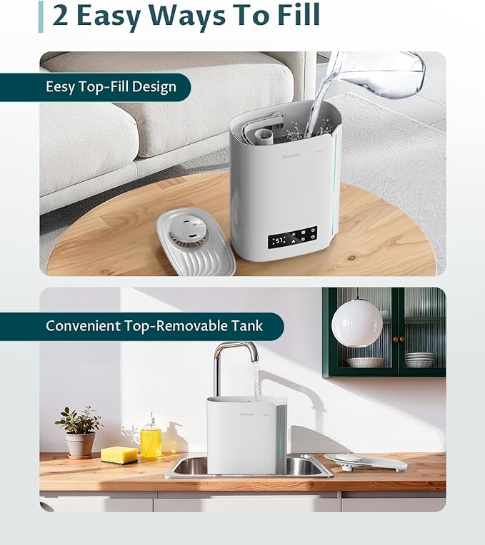 BREEZOME 6L Humidifiers for Bedroom Large Room & Essential Oil Diffuser - Image 7
