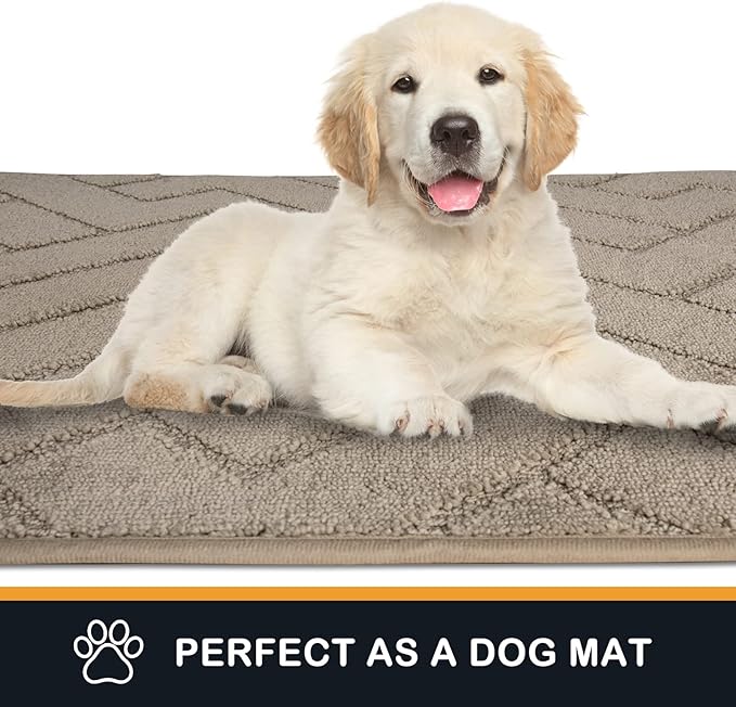 PURRUGS Dirt Trapping Door Mat 32" x 70", Non-Slip Machine Washable Entry Rug - Image 6