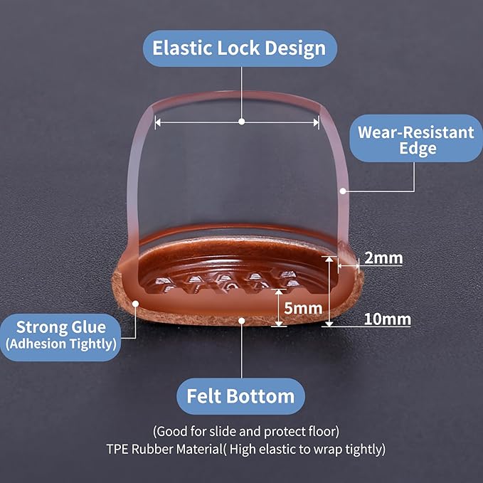 Silicone Chair Leg Floor Protectors - Image 3