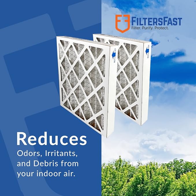 Filters Fast 20x25x2 Pleated Air Filter Merv 8, 2” AC Furnace Air Filters - Image 3