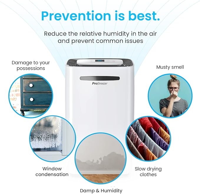 Pro Breeze 50 Pint Dehumidifier - Image 5