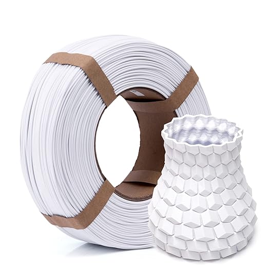 Inland V2 PLA PRO 3D Printer Filament Refill, 1.75mm Spooless Filament by INLAND