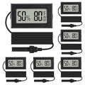 6Pcs Mini Digital Thermometer Hygrometer Gauge Indoor by Dorhea